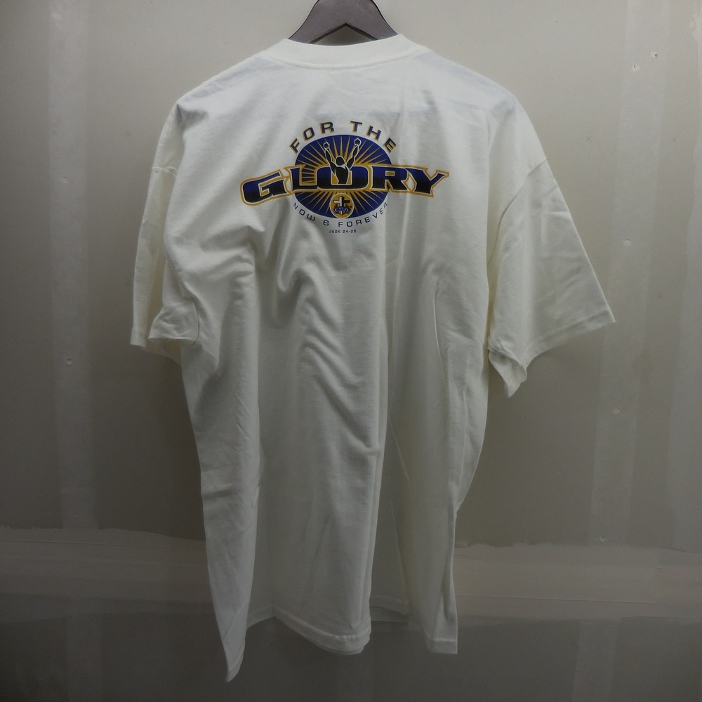 Vintage 2006 FCA Camp T-Shirt Mens XL White For The Glory Christian Athletes Tee